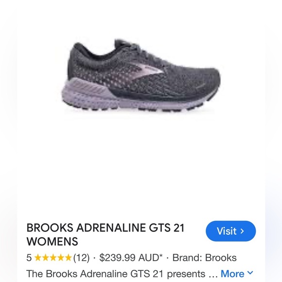 Brooks Adrenaline GTS
21 Women's
Ombre/Lavender/Metallic Sz 6 - Picture 14 of 16